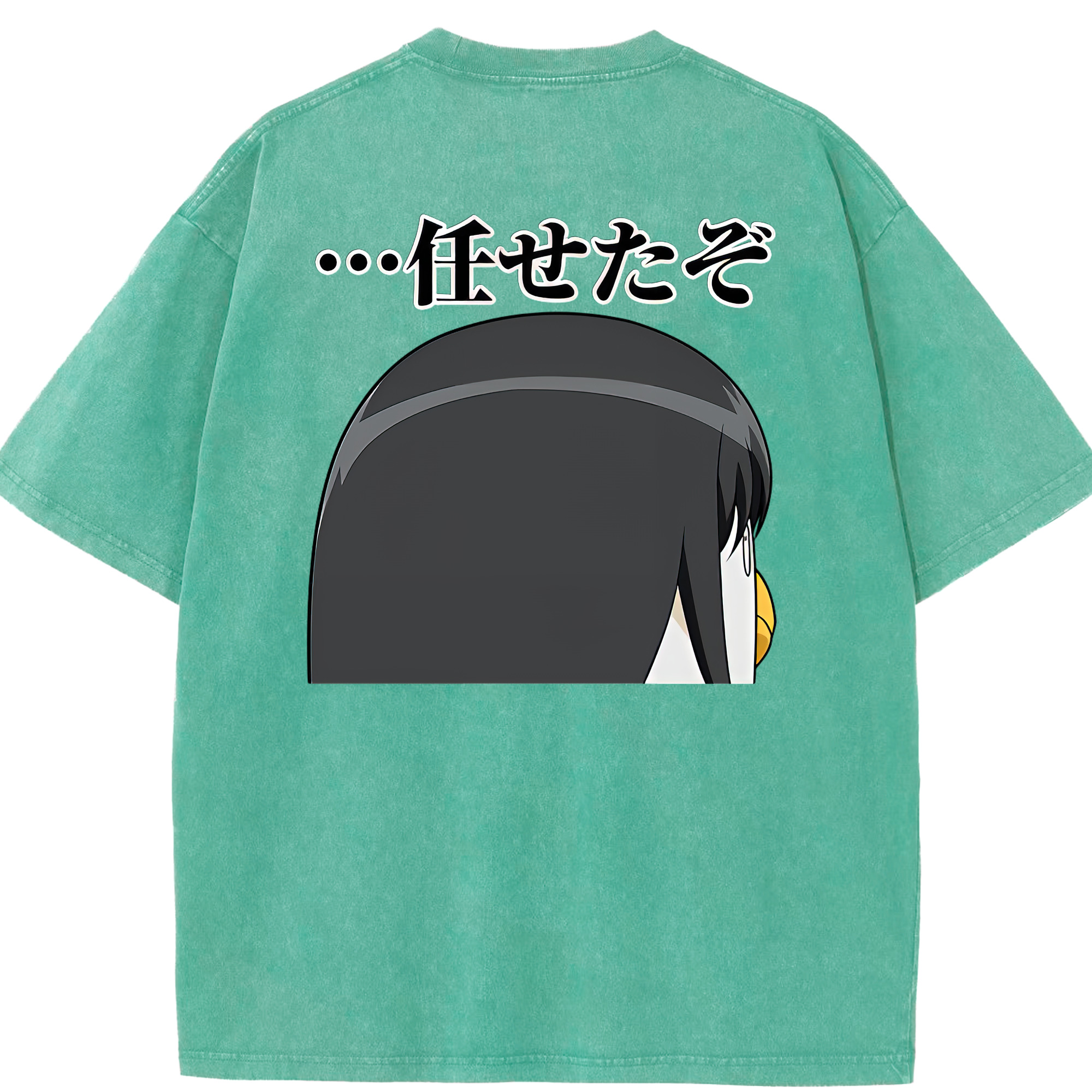 （画像用） ぎんたま 坂田銀時（さかたぎんとき） 神楽 志村新八（しむら しんぱち） GINTAMA Sakata Gintoki Kagura Shimura Shinpachi 綿100% ヴィンテージ風 半袖Tシャツ（背面プリント）